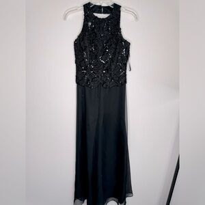 Faviana Black Vintage Jumpsuit when mini jacket